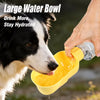Portable Pet Water Bottle with Fold-Down Drinking Cup