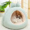Enclosed Pet Bed for Cats and Small Dogs