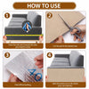 Wall-Mount Cat Scratching Mat with Hook-and-Loop Backing