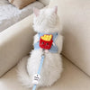 Small Dog Vest Harness with Leash for Everyday Walks