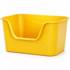 Semi-Enclosed Cat Litter Box with Double-Layer Tray
