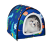Waterproof Semi-Enclosed Pet Bed for Small Dogs and Cats