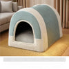 Enclosed Pet Bed with Removable Washable Cover
