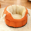 Faux Leather Enclosed Car Pet Carrier for Small Pets
