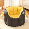Faux Leather Enclosed Car Pet Carrier for Small Pets
