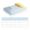 Striped Washable Pet Bed for Dogs & Cats