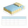 Striped Washable Pet Bed for Dogs & Cats