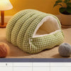 Semi-Enclosed Cat & Dog Bed with Removable Cover
