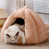 Enclosed Cat Tent Bed with Removable Washable Cover