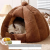 Enclosed Cat Tent Bed with Removable Washable Cover