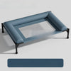 Elevated Faux Leather Dog Bed with Removable, Washable Design