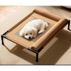 Elevated Cat & Dog Pet Cot with Breathable Mesh and Removable Cushion
