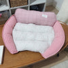 Reversible Curved Pet Sofa Bed for Small Dogs and Cats