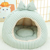 Enclosed Pet Bed for Cats and Small Dogs