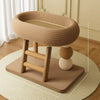 Space-Saving Cat Scratcher Bed with Braided Sisal Rope