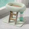 Space-Saving Cat Scratcher Bed with Braided Sisal Rope