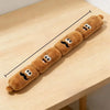 Four-Section Squeaky Sausage Dog Toy for Tug Play