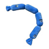 Four-Section Squeaky Sausage Dog Toy for Tug Play