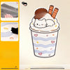 Wall-Mounted Vertical Cat Scratching Pad with Self-Adhesive Backing