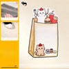 Wall-Mounted Vertical Cat Scratching Pad with Self-Adhesive Backing