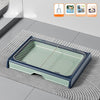 Plastic Dog Potty with Wall, Wire Grate and Drawer