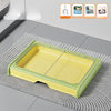 Plastic Dog Potty with Wall, Wire Grate and Drawer