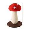 Mushroom Cat Scratching Post with Vertical Scratching Surface