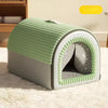 Enclosed Pet Bed with Covered Sleeping Space