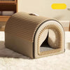 Enclosed Pet Bed with Covered Sleeping Space