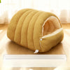 Semi-Enclosed Pet Bed for Cats and Small Dogs