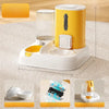 Automatic Pet Feeder with Dual Food and Water Bowls