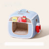 Washable Pet Bed with Removable Corduroy Cover for Cats & Dogs